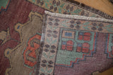 1.5x3 Vintage Distressed Oushak Rug Mat