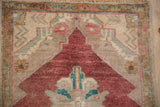 1.5x3.5 Vintage Distressed Oushak Rug Mat Runner