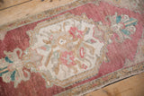 1.5x3.5 Vintage Distressed Oushak Rug Mat Runner