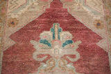 1.5x3.5 Vintage Distressed Oushak Rug Mat Runner