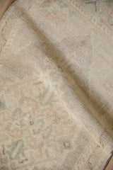 1.5x3 Vintage Distressed Oushak Rug Mat