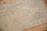 1.5x3.5 Vintage Distressed Oushak Rug Mat Runner