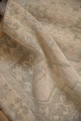 1.5x3.5 Vintage Distressed Oushak Rug Mat Runner