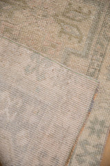 1.5x3.5 Vintage Distressed Oushak Rug Mat Runner