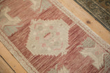 1.5x3 Vintage Distressed Oushak Rug Mat