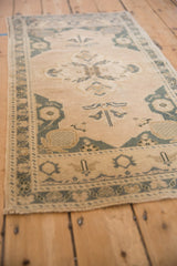 2x4 Vintage Distressed Oushak Rug Runner