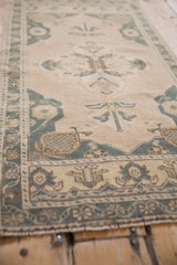 2x4 Vintage Distressed Oushak Rug Runner