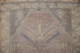 1.5x3 Vintage Distressed Oushak Rug Mat