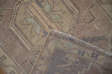 1.5x3 Vintage Distressed Oushak Rug Mat