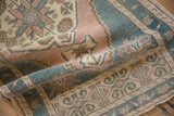1.5x3.5 Vintage Distressed Oushak Rug Mat Runner