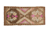 1.5x3.5 Vintage Distressed Kars Rug Mat Runner