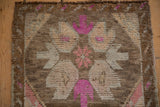 1.5x3.5 Vintage Distressed Kars Rug Mat Runner