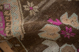 1.5x3.5 Vintage Distressed Kars Rug Mat Runner