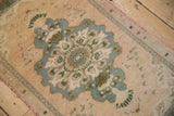 1.5x3 Vintage Distressed Oushak Rug Mat