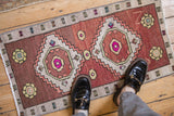 1.5x3 Vintage Distressed Kars Rug Mat