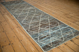 Overdyed Pakistani Moroccan Design Rug Runner / ONH item ee005553