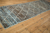 Overdyed Pakistani Moroccan Design Rug Runner / ONH item ee005553