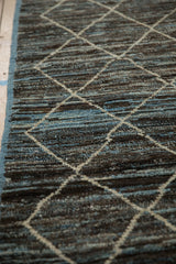 Overdyed Pakistani Moroccan Design Rug Runner / ONH item ee005553