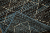 Overdyed Pakistani Moroccan Design Rug Runner / ONH item ee005553