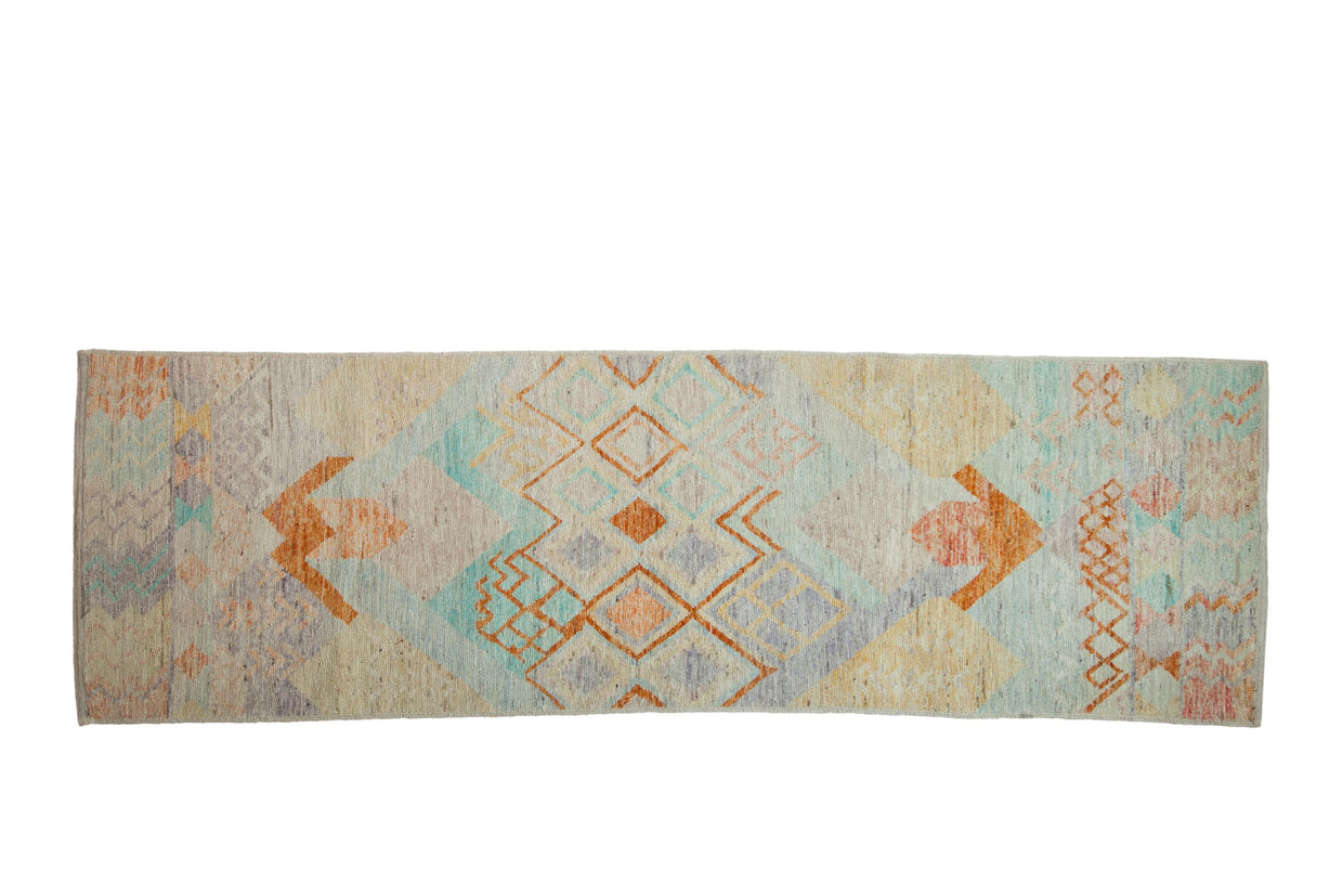 Pakistani Moroccan Design Rug Runner / ONH item ee005557