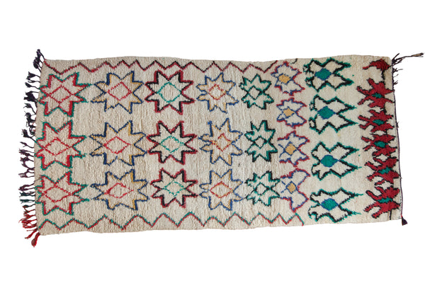 Vintage Moroccan Rug Runner / ONH item ee005563