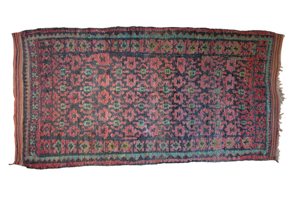 Vintage Moroccan Rug Runner / ONH item ee005567