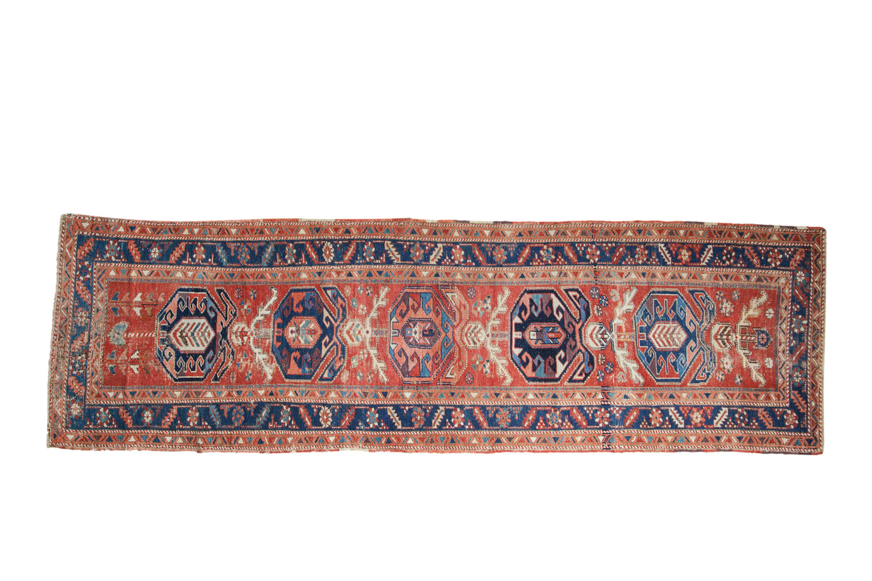 3.5x11 Antique Northwest Persian Rug Runner
