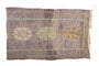 Vintage Fragment Moroccan rug with unique contoured medallions on an abrashed royal purple ground, 4'10" x 7'8".