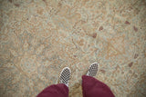 9.5x17 Vintage Distressed Kerman Carpet