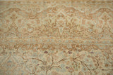 9.5x17 Vintage Distressed Kerman Carpet