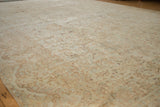 9.5x17 Vintage Distressed Kerman Carpet