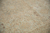 9.5x17 Vintage Distressed Kerman Carpet