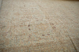 9.5x17 Vintage Distressed Kerman Carpet