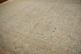 9.5x17 Vintage Distressed Kerman Carpet