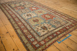 4x8 Vintage Distressed Caucasian Rug Runner