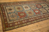 4x8 Vintage Distressed Caucasian Rug Runner