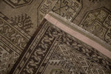 8x13 Vintage Distressed Ersari Carpet