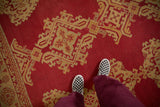 11.5x13.5 Vintage Oushak Carpet