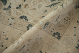 9x11.5 Vintage Distressed Tabriz Carpet