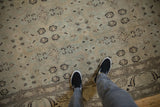 6.5x9.5 Vintage Distressed Meshed Carpet