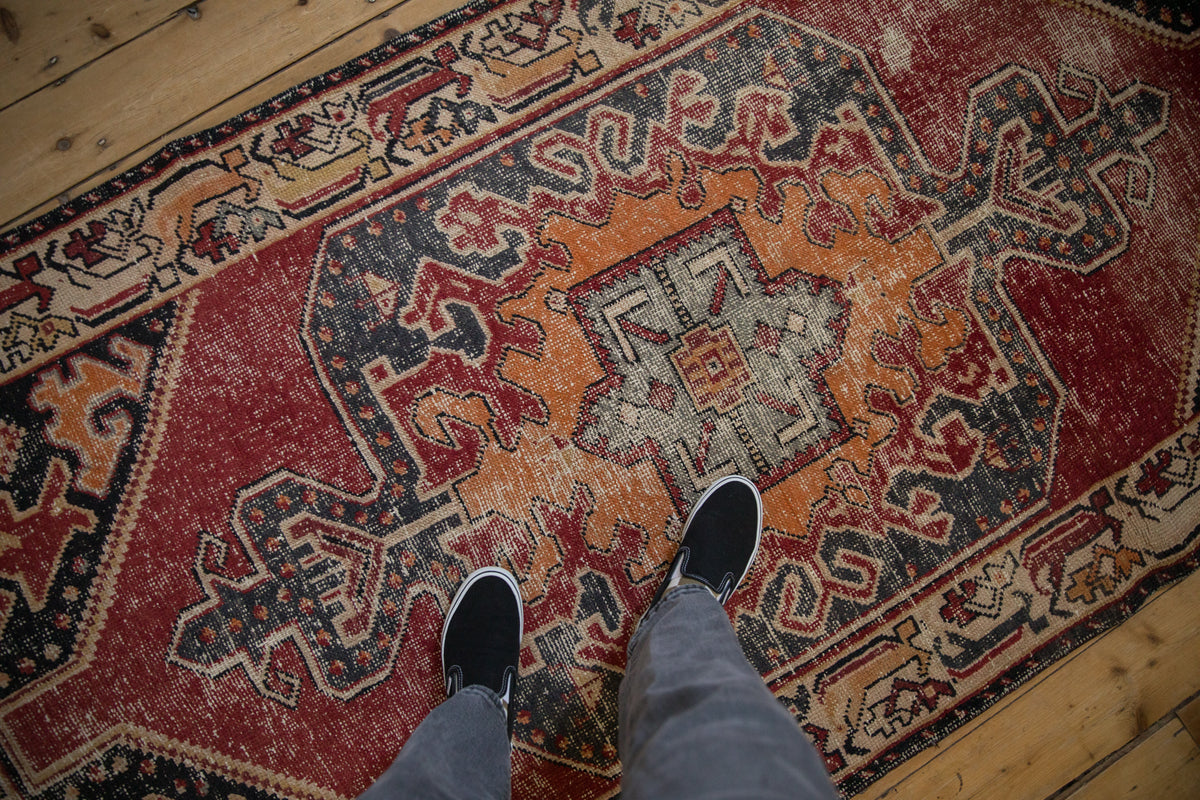 4x8 Vintage Distressed Oushak Rug Runner