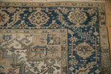 7x9 Vintage Distressed Heriz Carpet