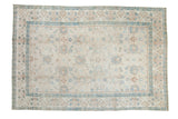 7x10.5 Vintage Distressed Tabriz Carpet