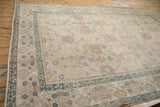 7x10.5 Vintage Distressed Tabriz Carpet