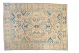 7.5x10 Vintage Distressed Tabriz Carpet