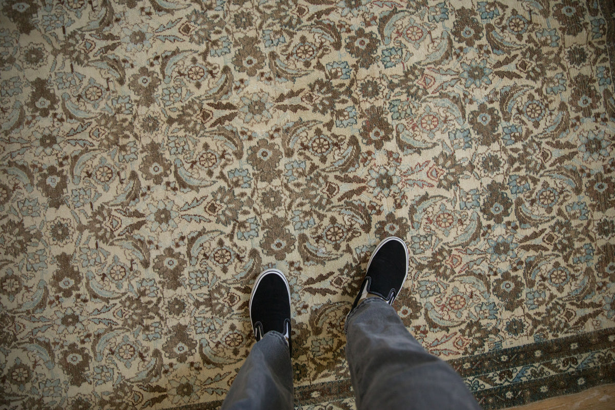 6x7 Vintage Distressed Bibikabad Square Carpet