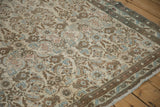 6x7 Vintage Distressed Bibikabad Square Carpet