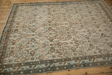 6x7 Vintage Distressed Bibikabad Square Carpet