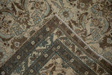 6x7 Vintage Distressed Bibikabad Square Carpet