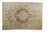 7x10 Vintage Distressed Bakhtiari Carpet
